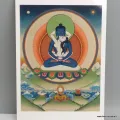 Carte postale Bouddha Shakti - Samantabhadra - Cartes postales bouddhistes