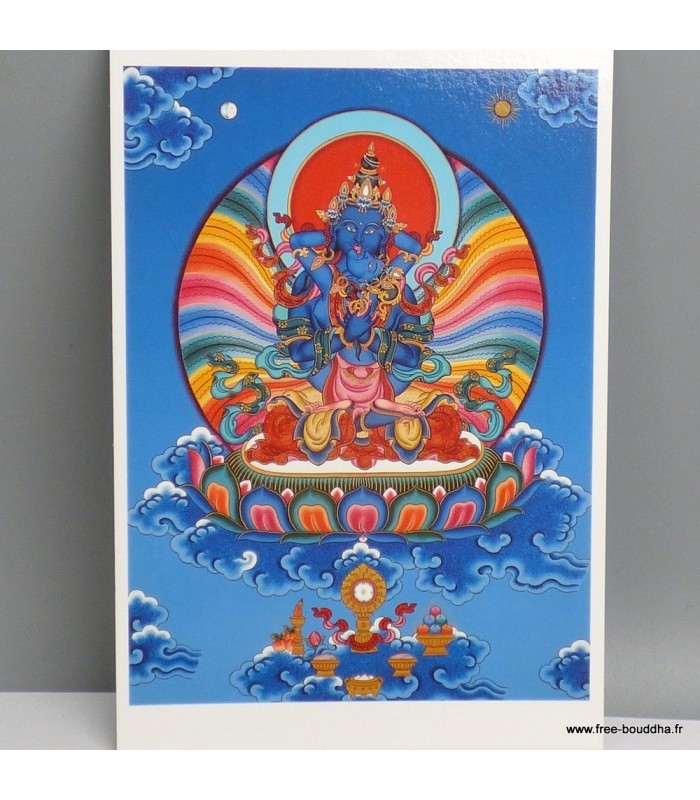 Carte postale Vajradhara et sa parèdre - Dorje Chang Yum Che