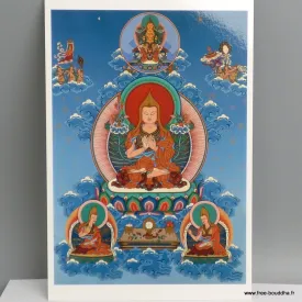 Carte postale bouddhiste Lama Tsong Khapa - Cartes postales bouddhistes