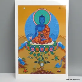 Carte postale bouddhiste BOUDDHA DE MEDECINE - Cartes postales bouddhistes