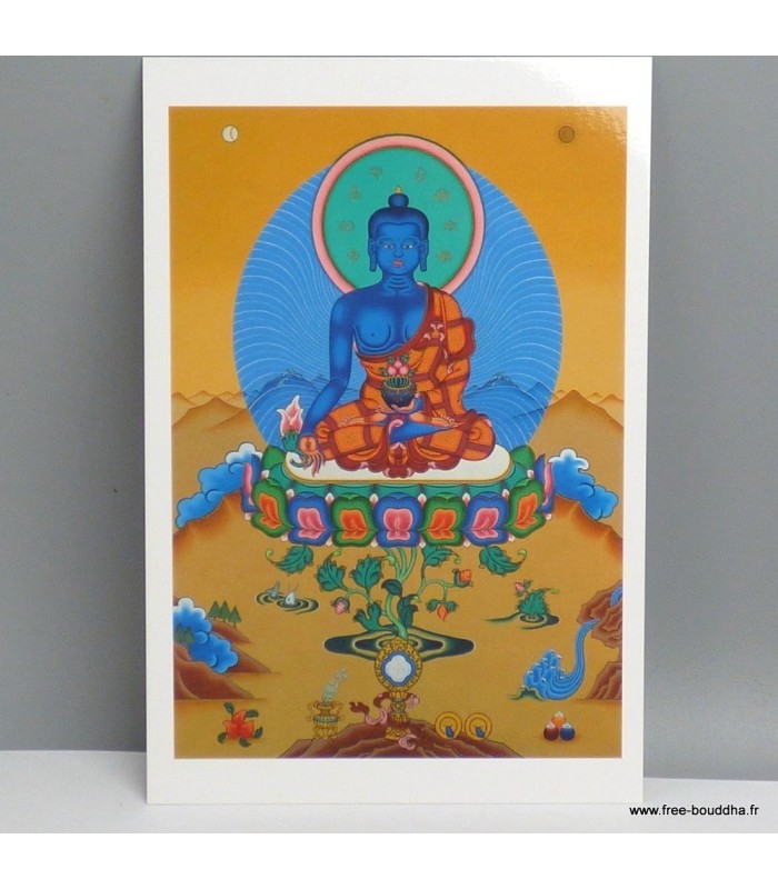 Carte postale bouddhiste BOUDDHA DE MEDECINE