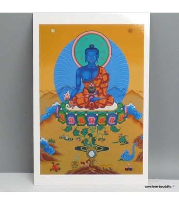 Carte postale bouddhiste BOUDDHA DE MEDECINE