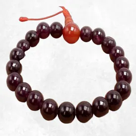 Bracelet tibétain Améthyste d'Uruguay - Bracelets tibétains bouddhistes