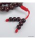 Mala tibetain authentique en Bois de Rose fait main 8 mm