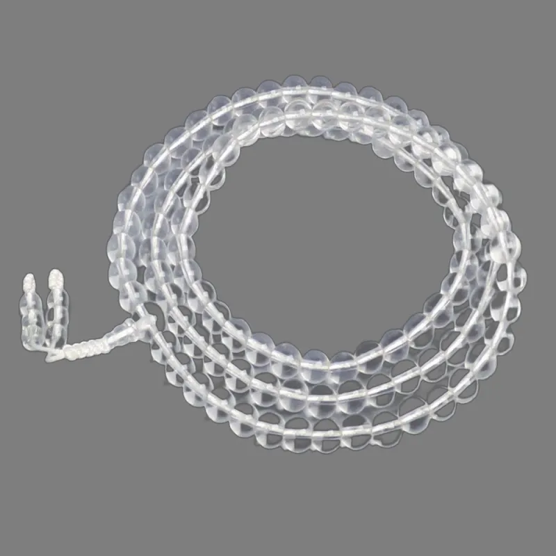 Mala tibétain 108 perles de Cristal de Roche de l'Hymalaya grade AAA - Mala tibétain 108 perles