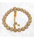 Bracelet mala en graines de lotus, perles de 9 mm, Népal.