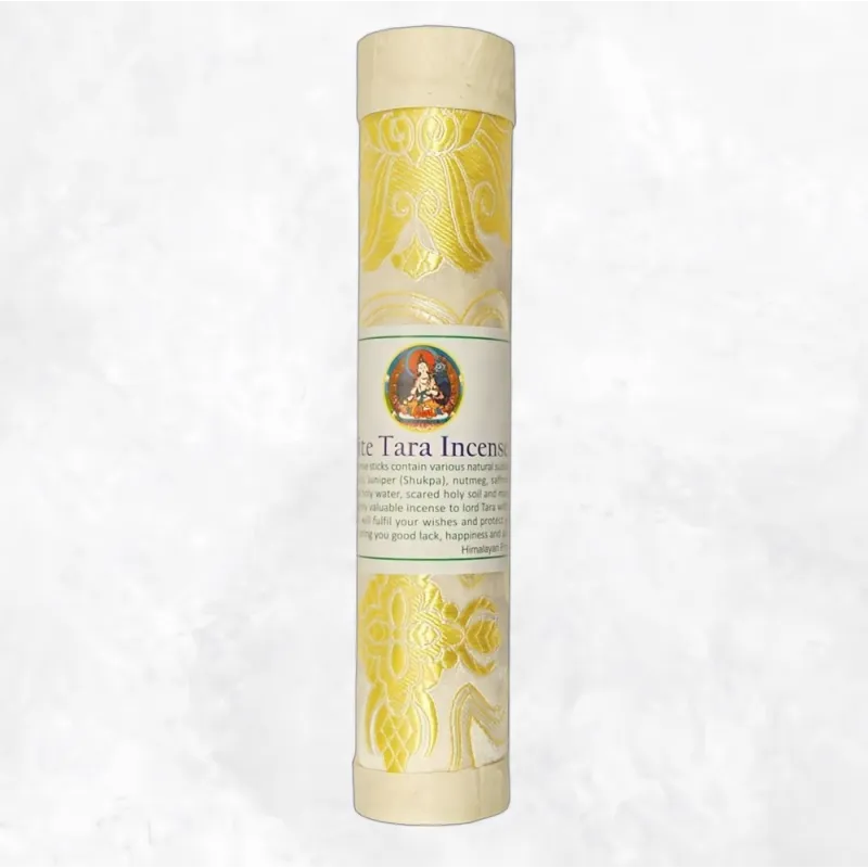 Encens tibétain Tara Blanche - Offrandes et purification - Objets rituels bouddhistes