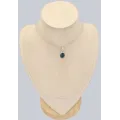 Pendentif opale noire du Chili – Reflets vert intense - Bijoux en Opale Noire
