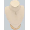 Pendentif opale noire Véritable – Reflets vert orange - Bijoux en Opale Noire