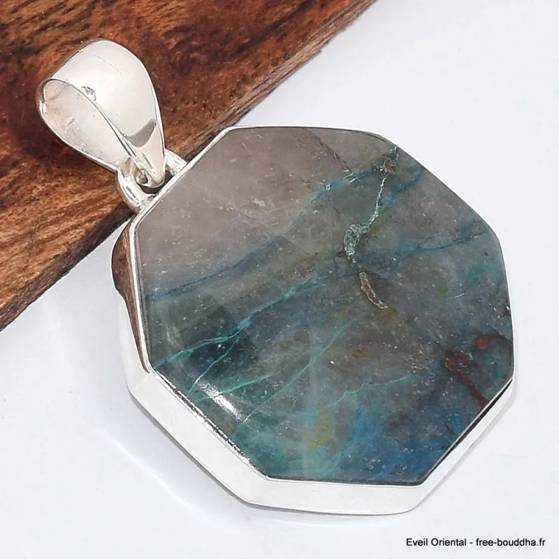 Pendentif Quantum Quattro véritable hexagonal - Pendentifs pierres naturelles