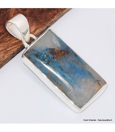 Pendentif Quantum Quattro rectangulaire – Argent 925 certifié