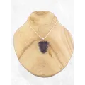 Pendentif Multi-fluorite sculptée semi-oval - Pendentifs pierres naturelles