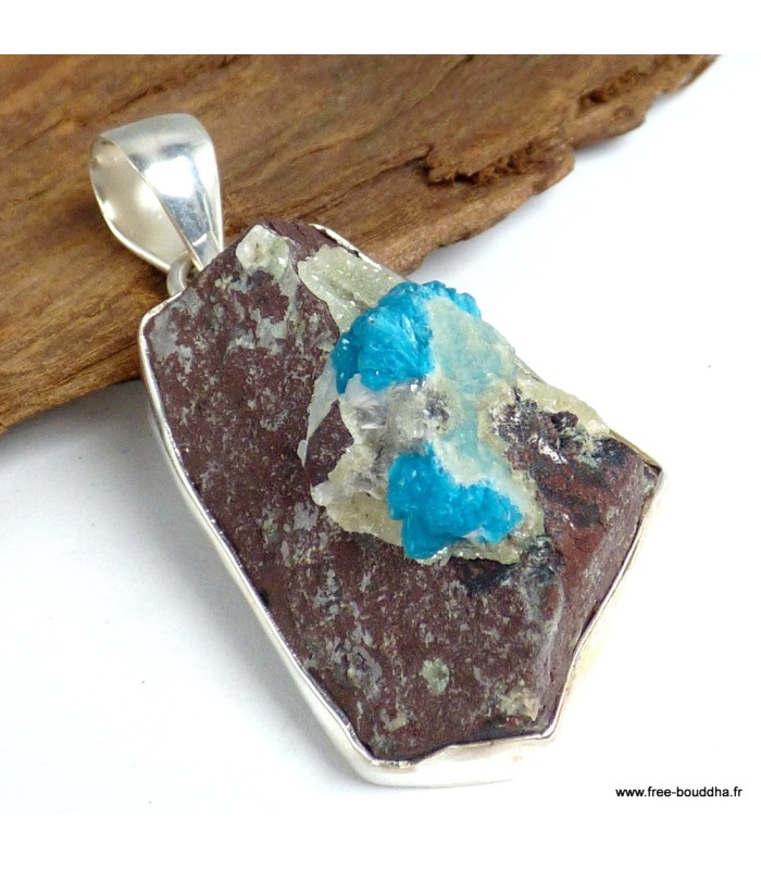 Pendentif argent Cristal de Cavansite