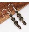 Boucles d’oreilles Shungite Élite authentique argent 925