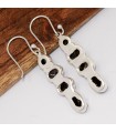 Boucles d’oreilles Shungite Élite authentique argent 925