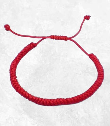 Bracelet tibétain rouge Authentique – Protection et tradition bouddhiste