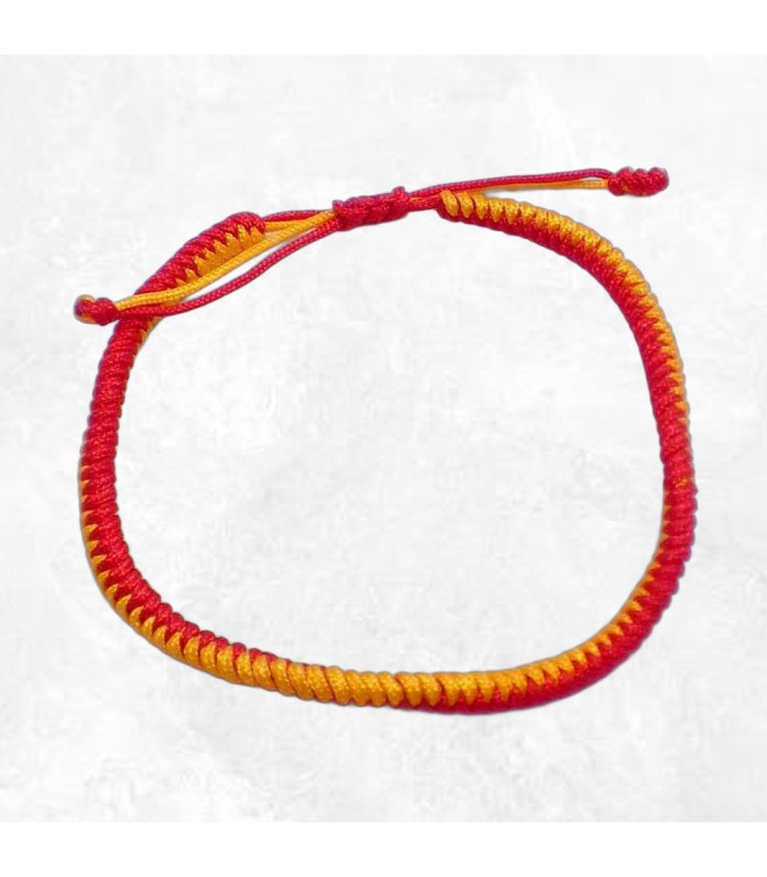 Bracelet tibétain rouge Authentique – Protection et tradition bouddhiste
