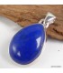 Pendentif goutte Lapis Lazuli AAA – Argent 925 certifié