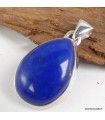 Pendentif goutte Lapis Lazuli AAA – Argent 925 certifié