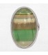 Bague Fluorite multicolore – Argent 925 certifié – Taille 55