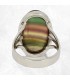 Bague en fluorite naturelle – Trois anneaux – Taille 65