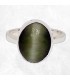 Bague œil de chat en argent 925 – Chrysobéryl naturel