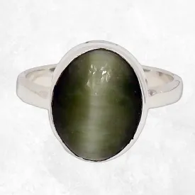 Bague Oeil de Chat - Chrysobéryl - plusieurs tailles - Bijoux en Oeil de Chat