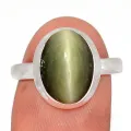 Bague Oeil de Chat - Chrysobéryl - plusieurs tailles - Bijoux en Oeil de Chat