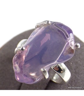 Bague en Quartz Lavande taille 55