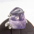 Bijou en Quartz Lavande brute - Bague taille 58/59 - Bijoux en Quartz Lavande