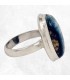 Bague Glacierite Blue Ice ovale – Nakaurite – argent 925 – taille 55