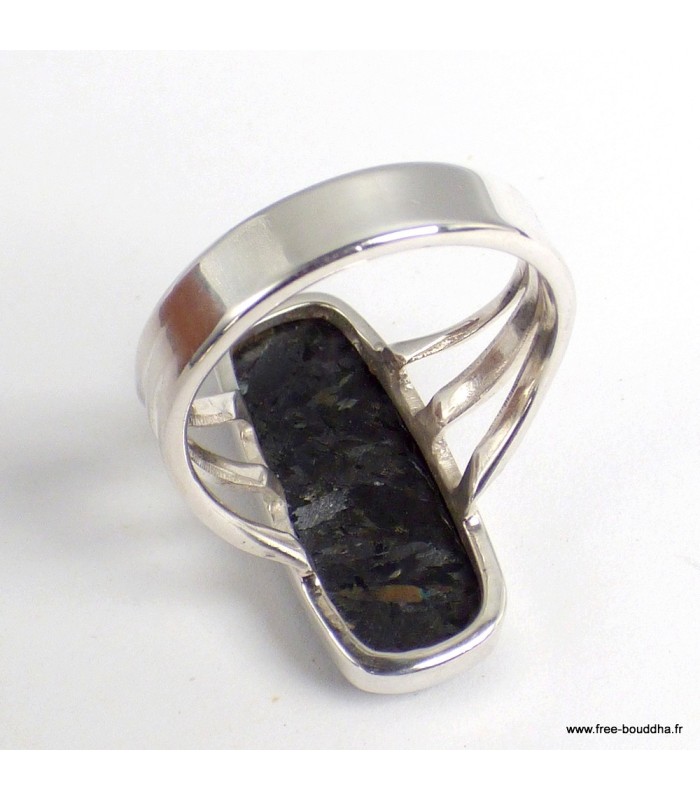 Bague Nuumite Grade AAA – argent 925 – taille 62 – 3 anneaux