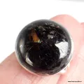 Bague Nuumite ronde naturelle 2 anneaux taille 55 - Bijoux Pierres Naturelles