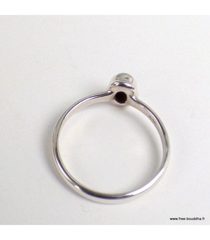 Bague opale véritable australienne – Argent 925, taille 59