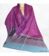 Châle écologique pourpre prune – fibre de bambou 190 x 70 cm