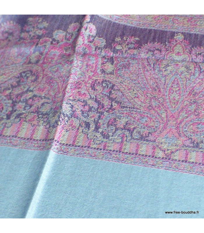 Châle écologique pourpre prune – fibre de bambou 190 x 70 cm