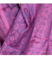 Châle écologique pourpre prune – fibre de bambou 190 x 70 cm