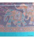 Châle écologique bambou pourpre – 190 x 70 cm