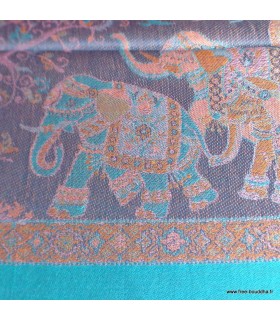 Châle écologique bambou pourpre – 190 x 70 cm