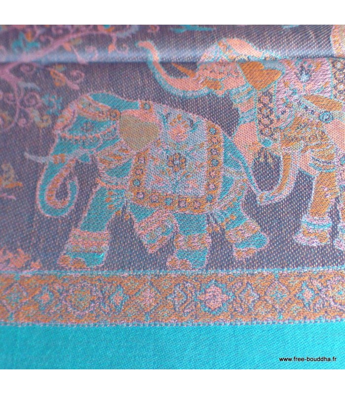 Châle écologique bambou pourpre – 190 x 70 cm