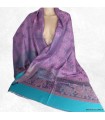 Châle écologique bambou pourpre – 190 x 70 cm