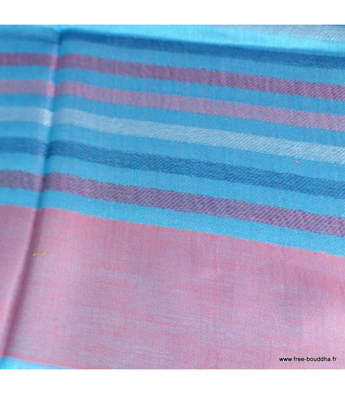 Châle en fibres végétales – Éthique, réversible et agréable à porter