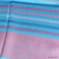 Châle en fibres naturelles de bambou turquoise rose - Châle en Bambou écologique