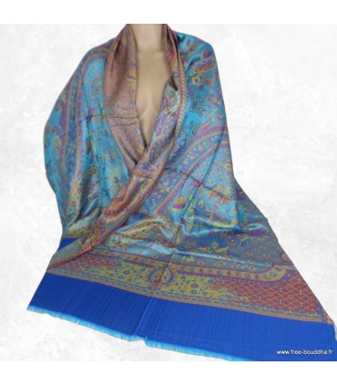 Châle en bambou naturel – Léger, réversible et sans produits toxiques