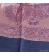 Châle artisanal en bambou vieux rose – Réversible et non toxique