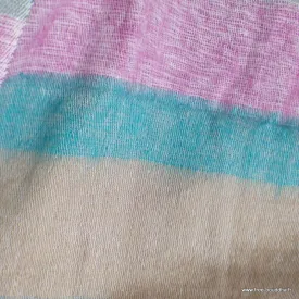 Châle artisanal laine de yack 180 x 82 cm multicolore - Châles laine de yak