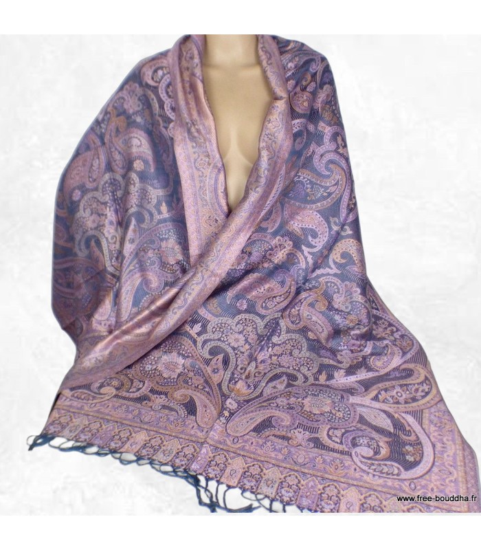 Châle en soie naturelle – À porter en toute saison