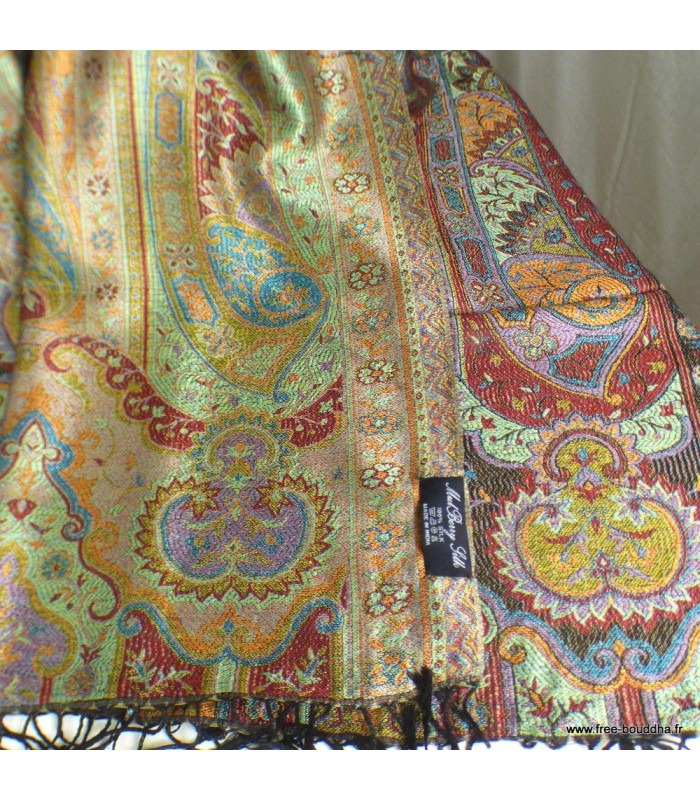Châle en soie de mûrier pour femme – Plusieurs coloris