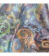Pashmina femme en soie multicolore – Reflets moirés et motifs cachemire