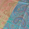 Pashmina en soie tricolore pour femme - Etoles en soie naturelle